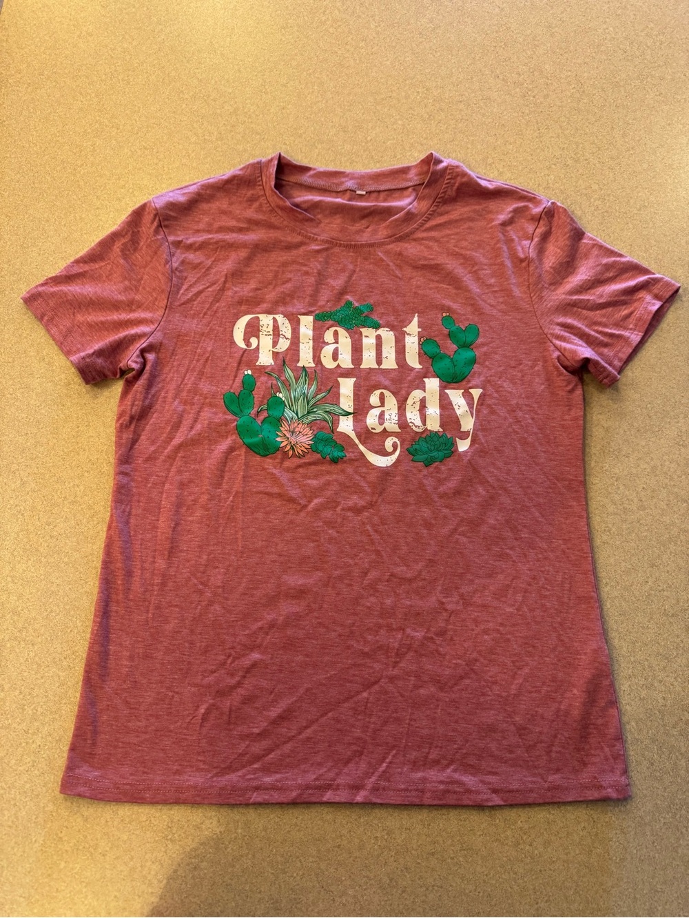 Dusty Rose Crewneck Tee - Size M